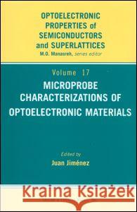 Microprobe Characterization of Optoelectronic Materials Juan Jimenez 9781560329411 Taylor & Francis Group - książka