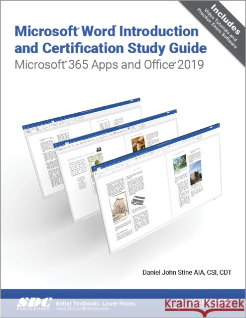 Microsoft Word Introduction and Certification Study Guide: Microsoft 365 Apps and Office 2019 Daniel John Stine 9781630573713 SDC Publications (Schroff Development Corpora - książka