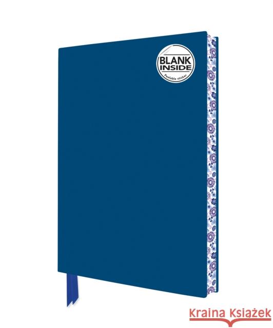 Mid Blue Blank Artisan Notebook (Flame Tree Journals) Flame Tree Studio 9781804171950 Flame Tree Gift - książka