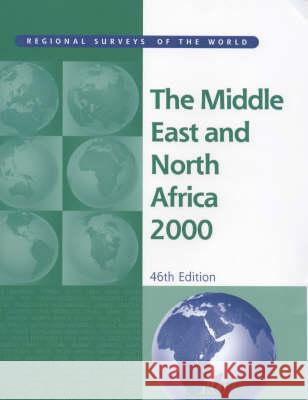 MIDDLE EAST & NTH AFRICA 2000    9781857430615 Taylor & Francis - książka