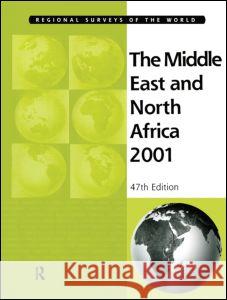 MIDDLE EAST & NTH AFRICA 2001    9781857430790 Taylor & Francis - książka