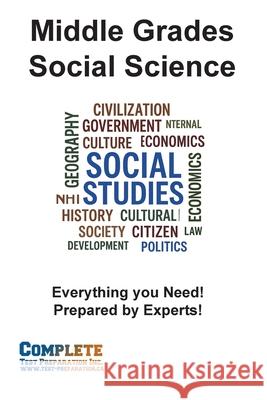 Middle Grades Social Science Skill Practice: Practice Test Questions for Middle Grades Social Science Test Complete Test Preparation Inc 9781772455922 Complete Test Preparation Inc. - książka