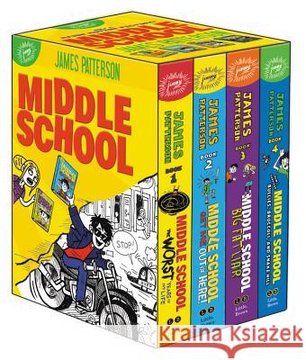 Middle School Box Set James Patterson Chris Tebbetts Laura Park 9780316476515 Jimmy Patterson - książka