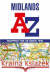 Midlands A-Z Road Atlas A-Z Maps 9780008652838 HarperCollins Publishers