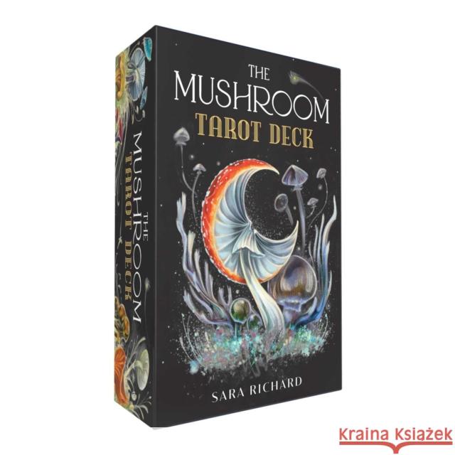 Midnight Magic: A Tarot Deck of Mushrooms Richard, Sara 9781507220139 Adams Media Corporation - książka