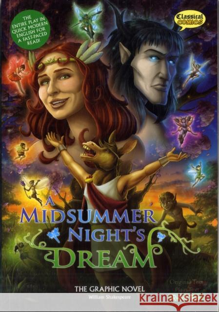Midsummer Night's Dream (Classical Comics) William Shakespeare 9781906332914 Classical Comics - książka