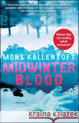 Midwinter Blood, 1: A Thriller Kallentoft, Mons 9781451642520 Atria Books - książka