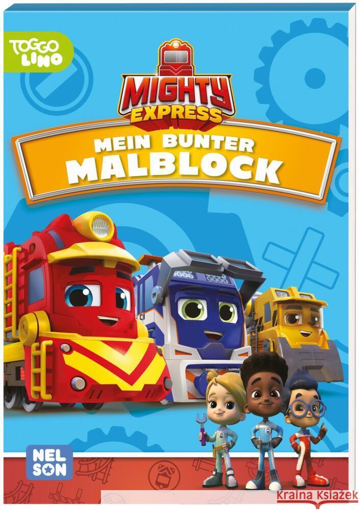 Mighty Express: Mein bunter Malblock  9783845123721 Nelson - książka