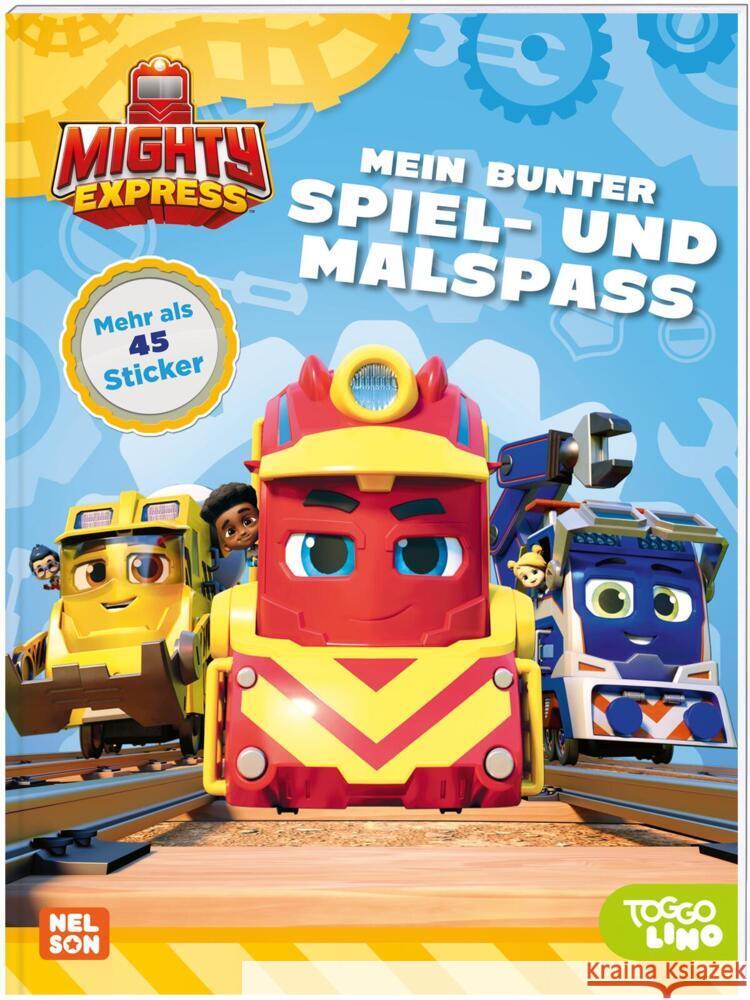 Mighty Express: Mein bunter Spiel- und Malspaß  9783845123738 Nelson - książka