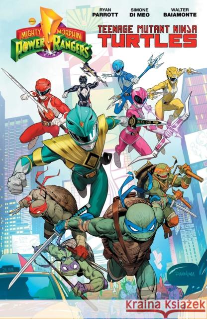 Mighty Morphin Power Rangers/Teenage Mutant Ninja Turtles Ryan Parrott, Simone di Meo 9781684155866 Boom! Studios - książka