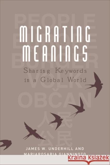 Migrating Meanings: Sharing Keywords in a Global World Underhill, James W. 9780748696949 Edinburgh University Press - książka