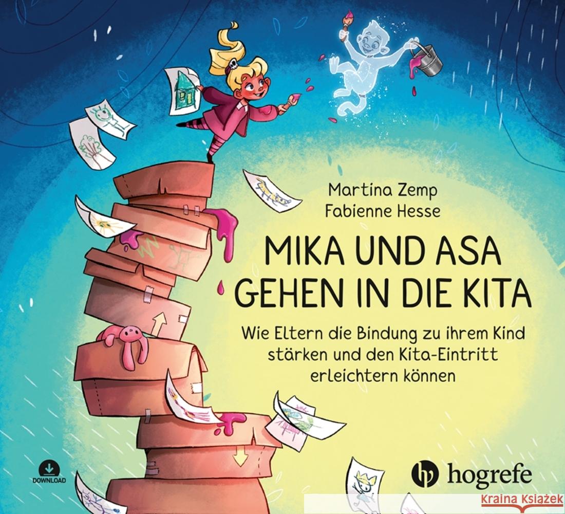 Mika und Asa gehen in die Kita Hesse, Fabienne, Zemp, Martina 9783456862361 Hogrefe (vorm. Verlag Hans Huber ) - książka