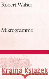 Mikrogramme Walser, Robert 9783518224670 Suhrkamp - książka