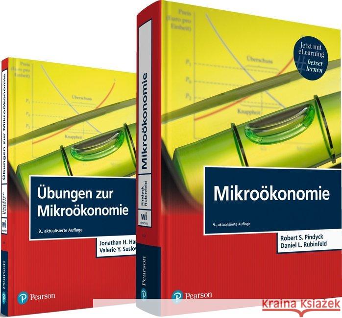 Mikroökonomie + Übungen zur Mikroökonomie, 2 Bde. : Lehr- und Übungsbuch. Jetzt mit eLearning besser lernen Pindyck, Robert S.; Rubinfeld, Daniel L.; Hamilton, Jonathan H. 9783868943702 Pearson Studium - książka