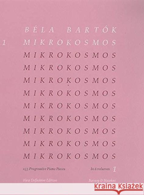 Mikrokosmos 1  9780851626277 Boosey & Hawkes Music Publishers Ltd - książka