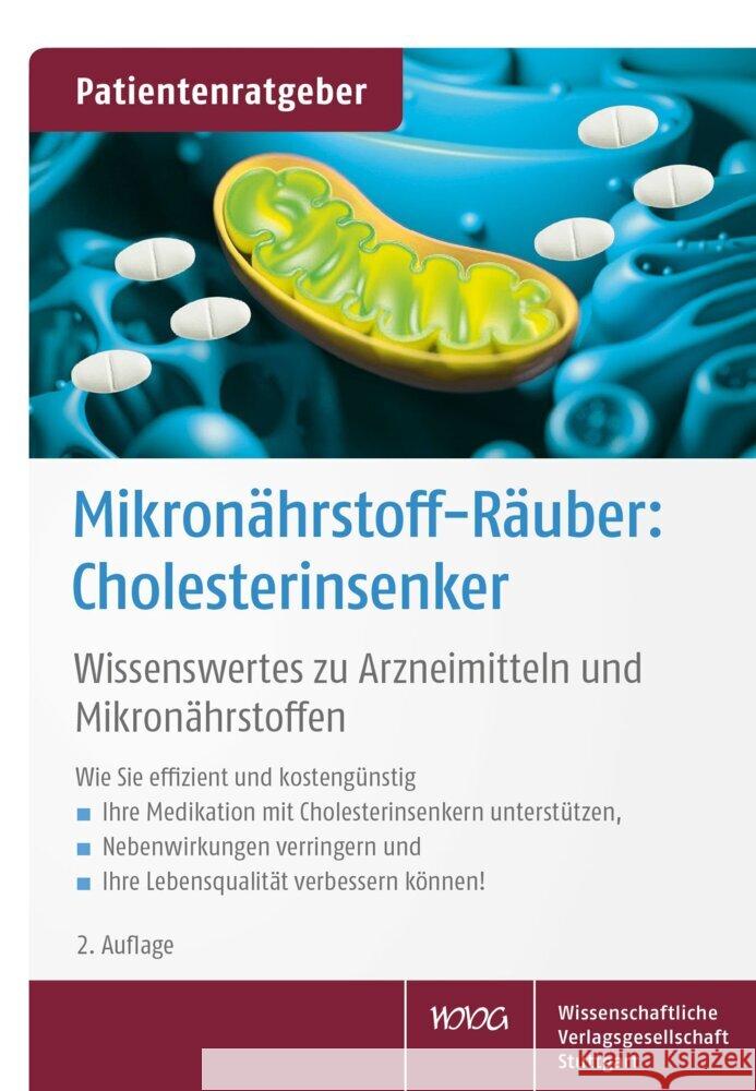 Mikronährstoff-Räuber: Cholesterinsenker Gröber, Uwe, Kisters, Klaus 9783804742604 Wissenschaftliche Verlagsgesellschaft Stuttga - książka