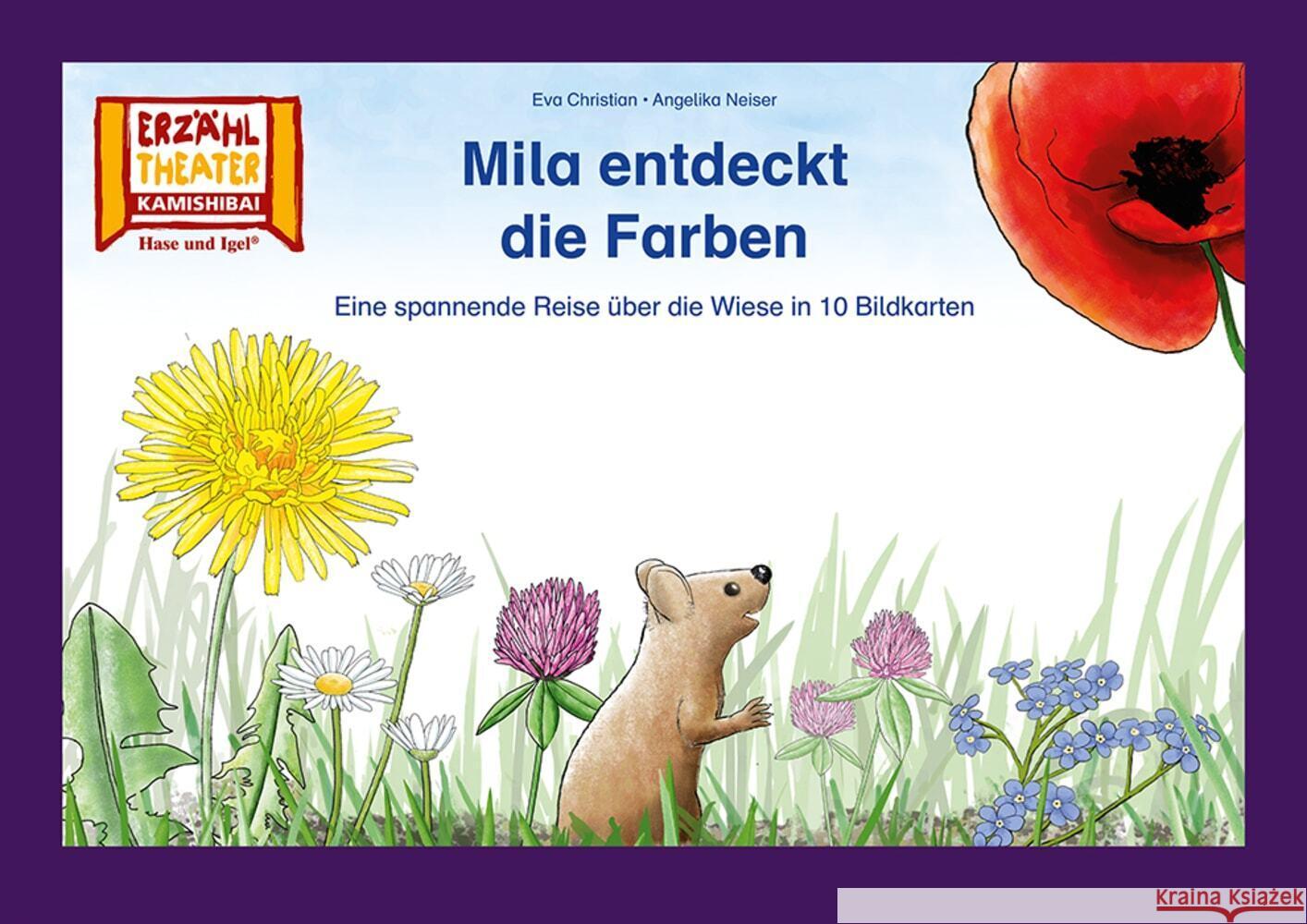 Mila entdeckt die Farben / Kamishibai Bildkarten Christian, Eva 4260505832735 Hase und Igel - książka