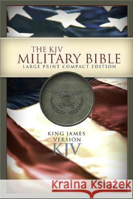 Military Bible-KJV-Large Print Compact Broadman & Holman Publishers 9781586403652 Holman Bibles - książka