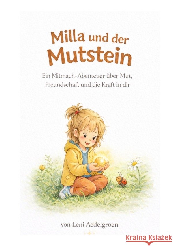 MILLA UND DER MUTSTEIN - Ein Mitmachbuch für kleine Mut-Momente Aedelgroen, Leni 9783565280827 epubli - książka