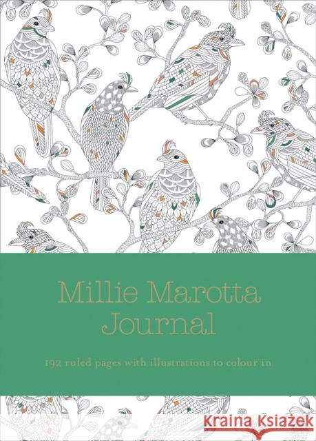 Millie Marotta Journal: ruled pages with full page illustrations from Wild Savannah Millie Marotta 9781849943802 Batsford - książka