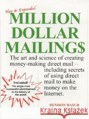 Million Dollar Mailings Denison Hatch 9781566251624 Taylor Trade Publishing - książka