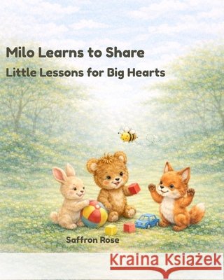Milo Learns To Share: Little Lessons for Big Hearts Rose, Saffron 9798246934043 Independently Published - książka