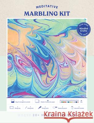 Mindful Crafts: Meditative Marbling Kit Chronicle Books 9781797224442 Chronicle Books - książka