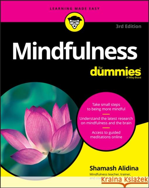 Mindfulness For Dummies  9781119641568 John Wiley & Sons Inc - książka