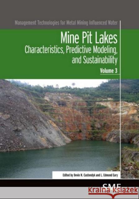 Mine Pit Lakes: Characterstics, Predictive Modeling, and Sustainability Devin N. Castendyk L. Edmond Eary 9780873353052 Society for Mining Metallurgy & Exploration - książka