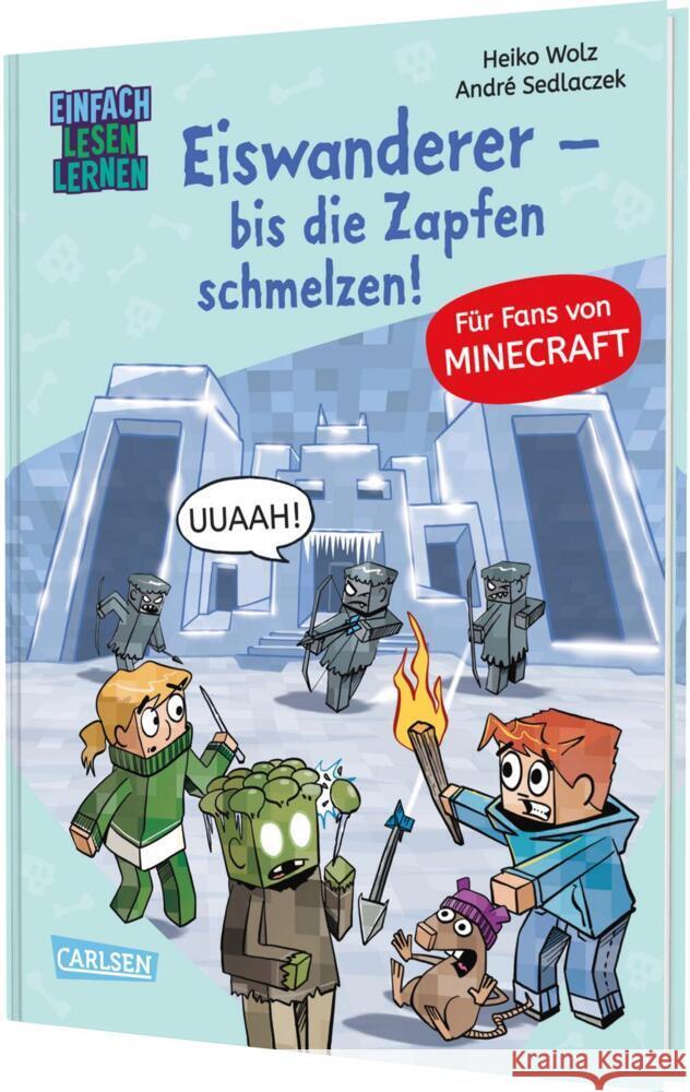 Minecraft 10: Eiswanderer - bis die Zapfen schmelzen! Wolz, Heiko 9783551068705 Carlsen - książka