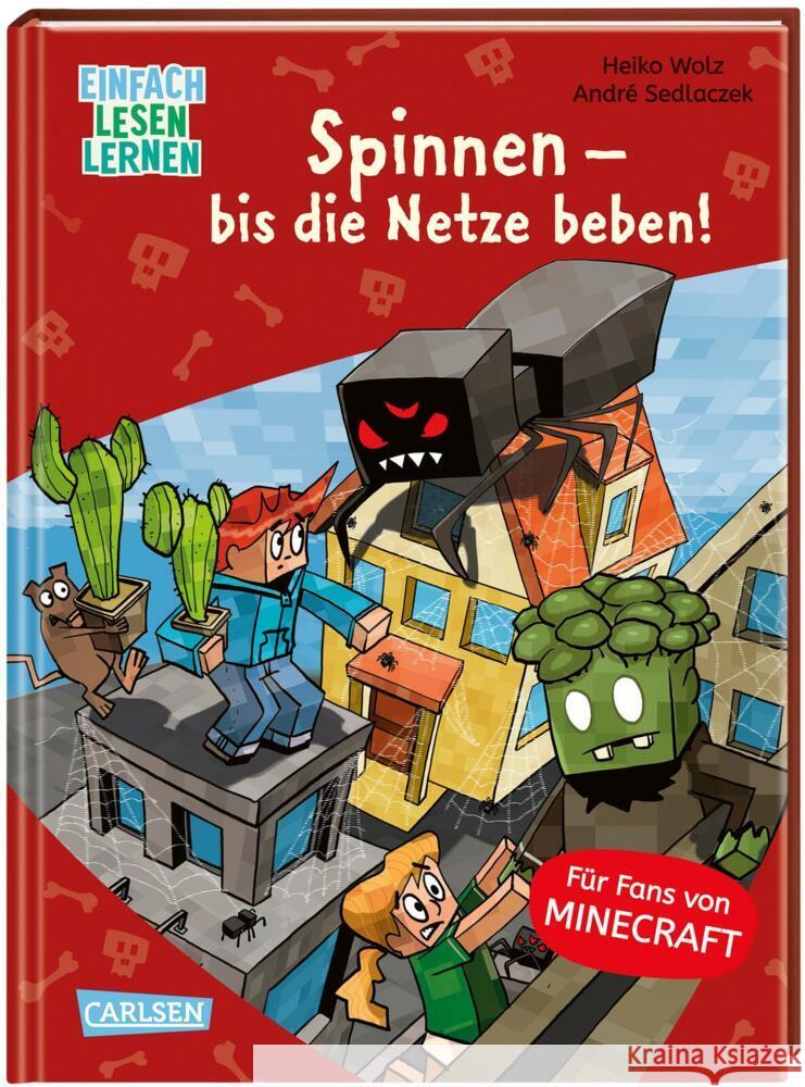 Minecraft 8: Spinnen - bis die Netze beben! Wolz, Heiko 9783551068682 Carlsen - książka