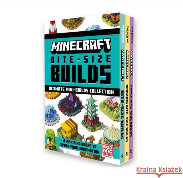Minecraft: Bite Size Builds Slipcase x 3 Mojang AB 9780008537548 HarperCollins Publishers - książka