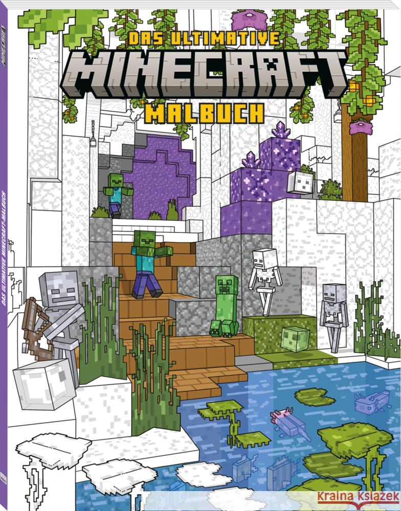 Minecraft: Das ultimative Minecraft-Malbuch Panini 9783833246494 Panini Books - książka