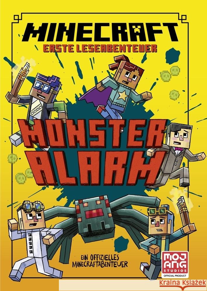 Minecraft Erste Leseabenteuer - Monster-Alarm Eliopulos, Nick 9783505150630 Schneiderbuch - książka