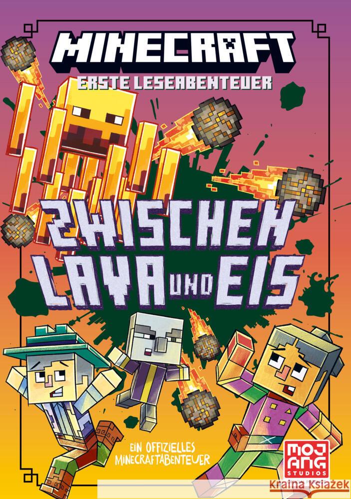 Minecraft Erste Leseabenteuer. Zwischen Lava und Eis Mojang AB, Huett, Caleb Zane 9783505153327 Schneiderbuch - książka