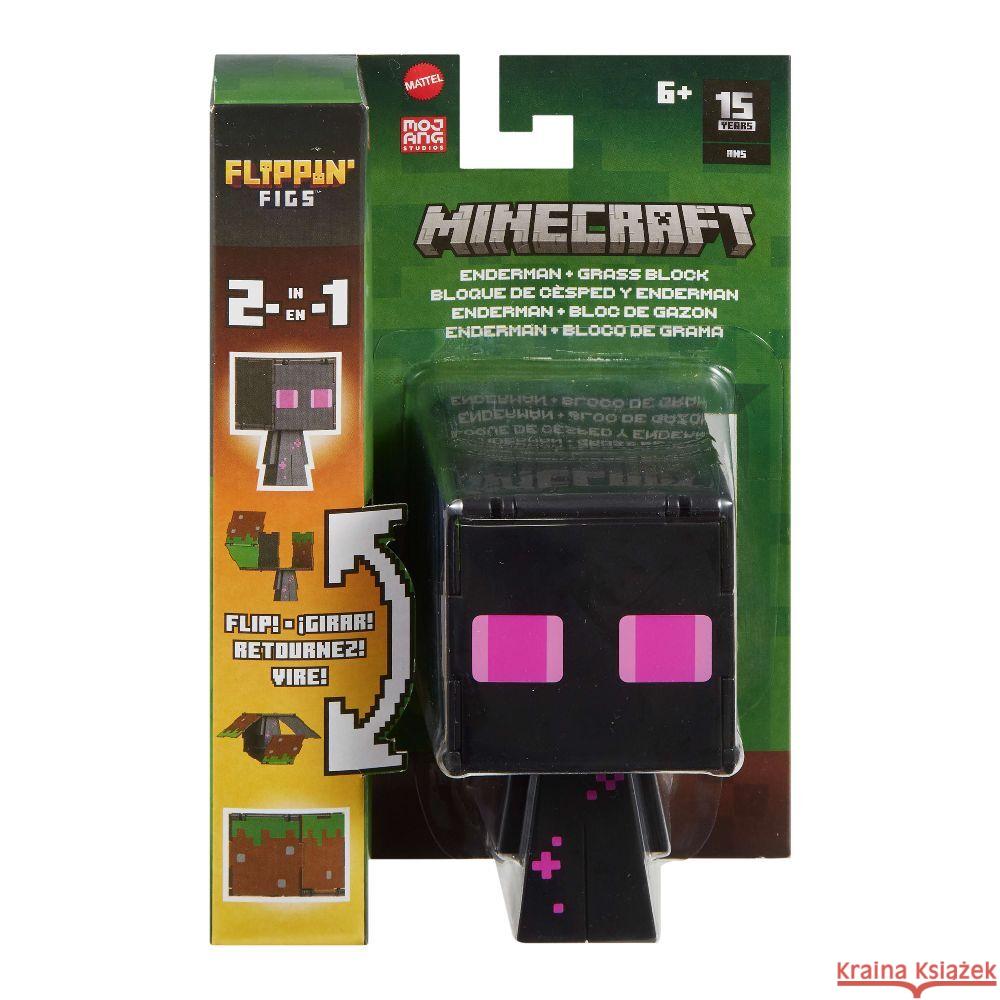 Minecraft Flippin' Figure Enderman + Grass  0194735193349 Mattel - książka