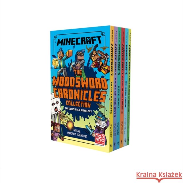 Minecraft Woodsword Chronicles 6 Book Slipcase Mojang AB 9780008491277 HarperCollins Publishers - książka