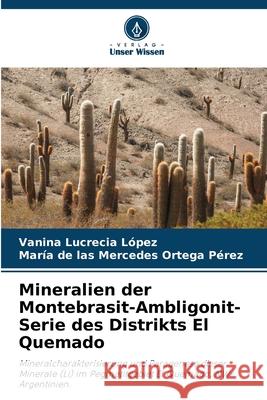 Mineralien der Montebrasit-Ambligonit-Serie des Distrikts El Quemado López, Vanina Lucrecia, Ortega Pérez, María de las Mercedes 9786207480517 Verlag Unser Wissen - książka