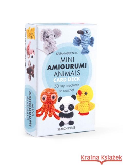 Mini Amigurumi Animals Card Deck: 50 Tiny Creatures to Crochet Sarah Abbondio 9781800923881 Search Press - książka