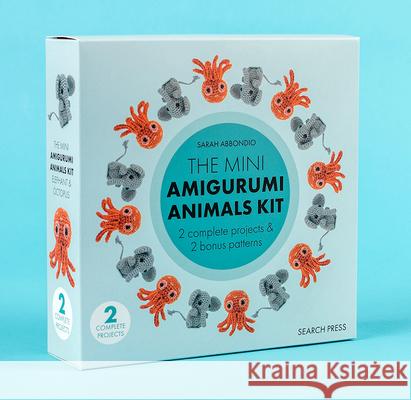 Mini Amigurumi Animals Kit: 2 Complete Projects & 2 Bonus Patterns Sarah Abbondio 9781800923904 Search Press - książka