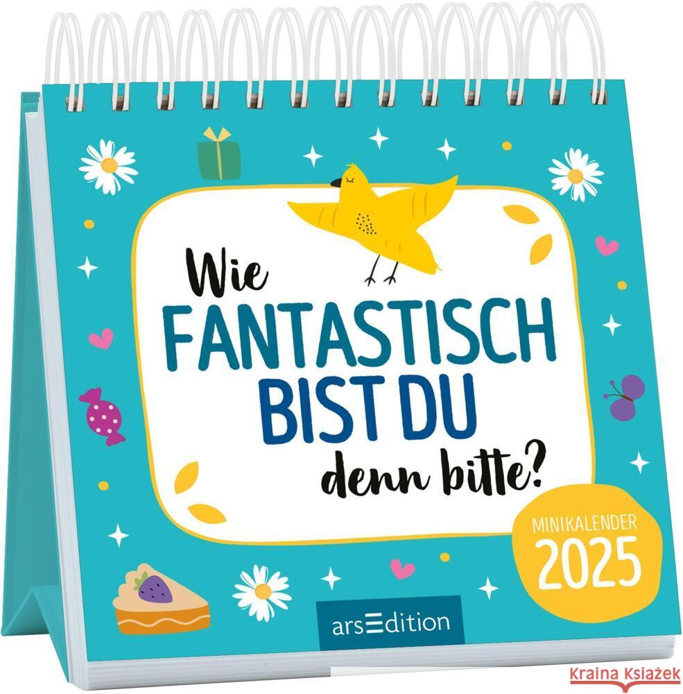 Mini-Monatskalender Wie fantastisch bist du denn bitte? 2025  4014489133698 ars edition - książka