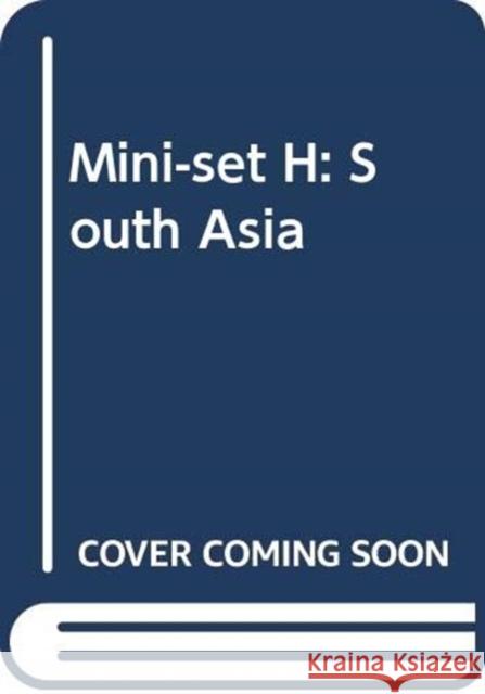 Mini-Set H: South Asia  9780415557047 Routledge - książka