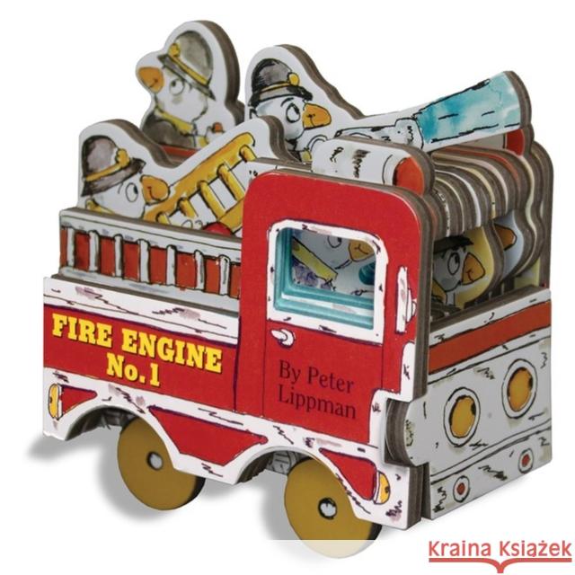 Mini Wheels: Mini Fire Engine Peter Lippman 9780761124986 Workman Publishing - książka