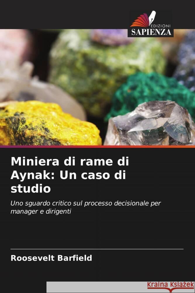 Miniera di rame di Aynak: Un caso di studio Barfield, Roosevelt 9786208545932 Edizioni Sapienza - książka