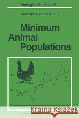 Minimum Animal Populations Hermann Remmert 9783642782169 Springer-Verlag Berlin and Heidelberg GmbH &  - książka