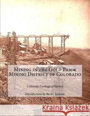 Mining in the Gold Brick Mining District of Colorado Colorado Geological Survey Kerby Jackson 9781503252356 Createspace - książka