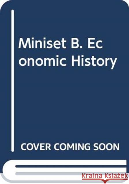 Miniset B. Economic History  9780415440714 Routledge - książka