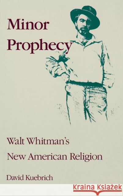 Minor Prophecy David Kuebrick 9780253331915 Indiana University Press - książka