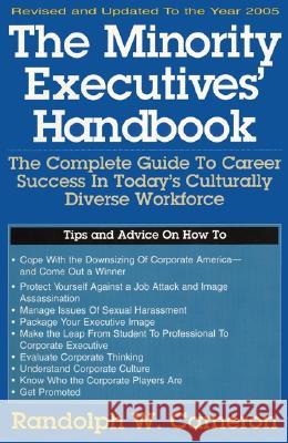 Minority Executives' Handbook Randolph W. Cameron 9781567430219 Amistad Press - książka