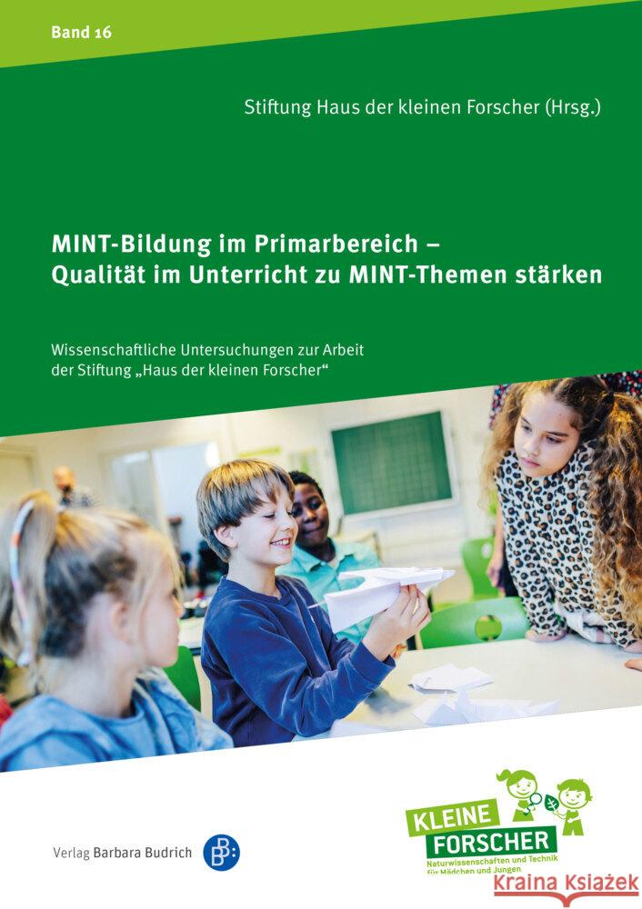 MINT-Bildung im Primarbereich - Qualität im Unterricht zu MINT-Themen stärken  9783847427490 Verlag Barbara Budrich - książka